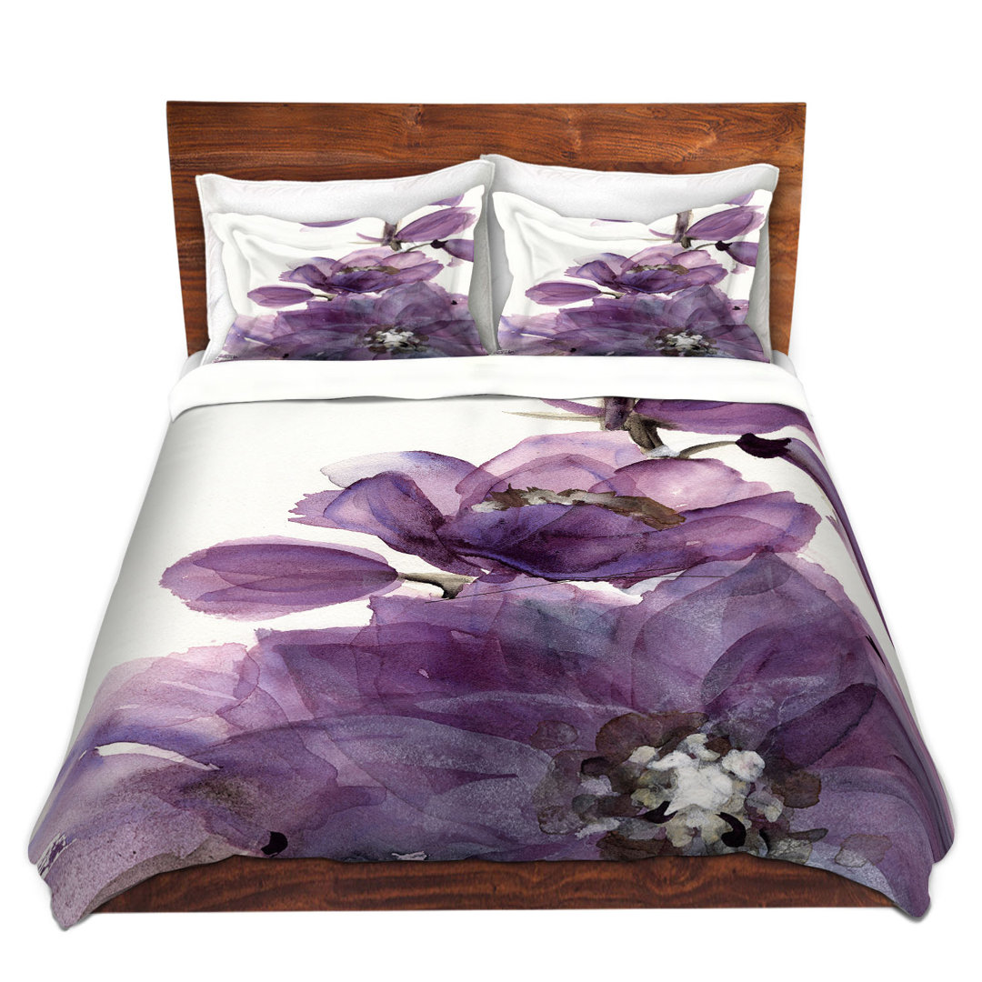 Floral Duvet Cover Set DiaNoche Designs 
