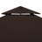 Monterrey Dakota Fields Plastic Replacement Canopy for Gazebo-1570657481