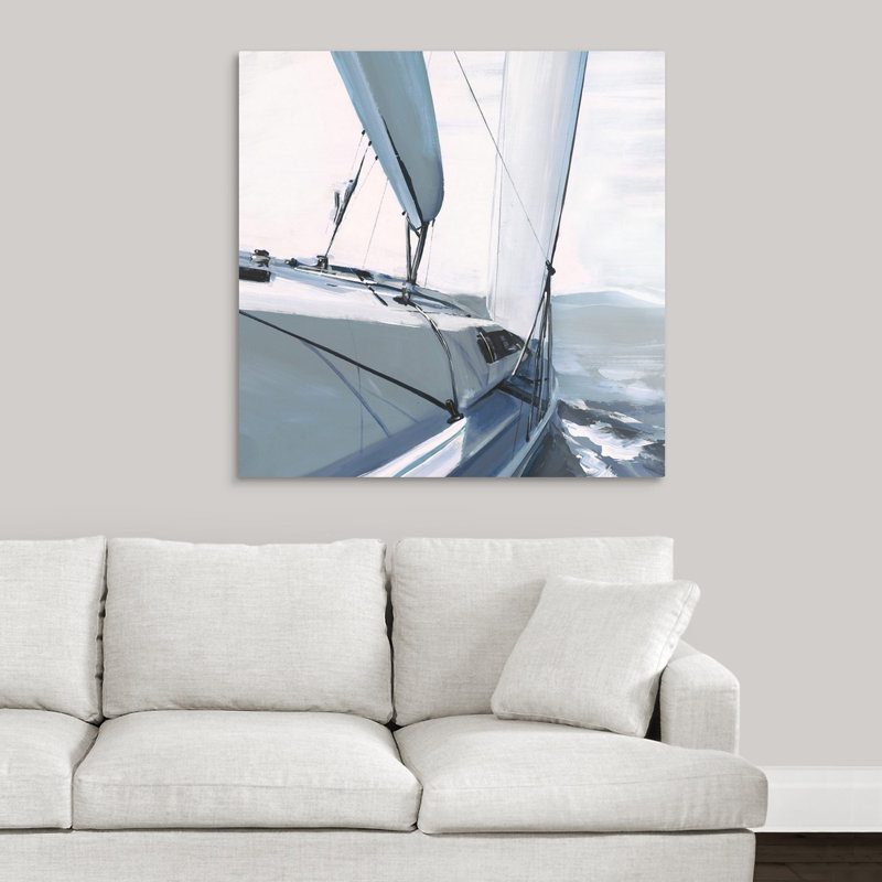 « sea faring life xv », peinture sur toile, Toile tendue, H 36 po x l 36 po x p 1,25 po
