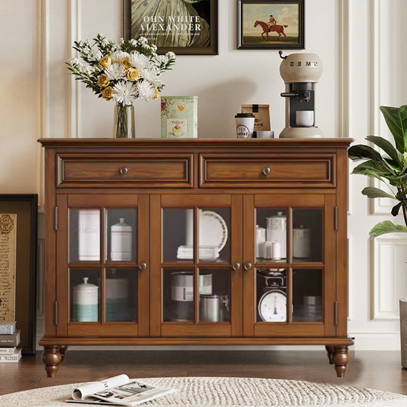 Cherry Solid Wood Sideboard, Cherry