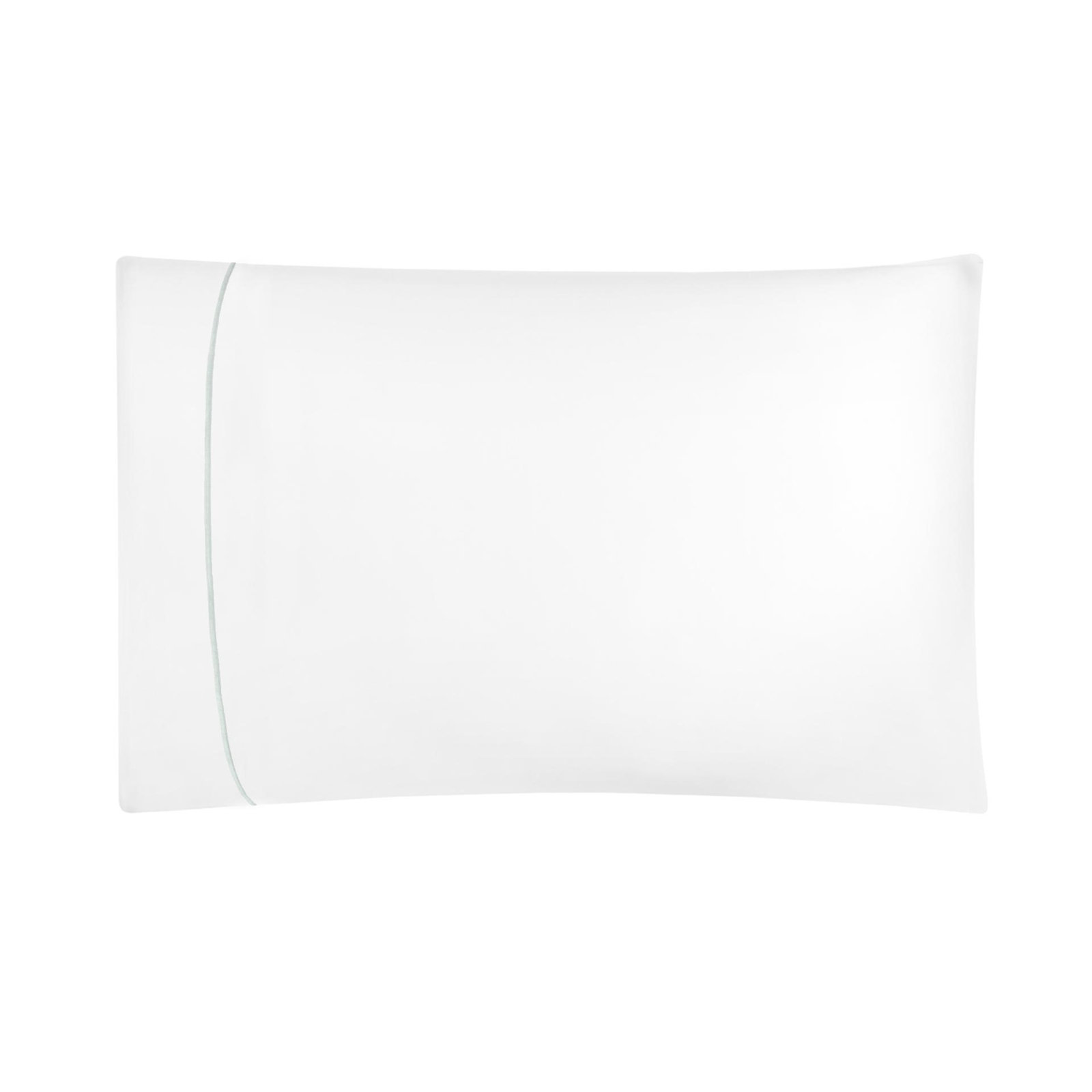 Classic Hotel Cotton Pillowcase, King, White/Dove
