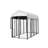 Metal Kennel Kit with Cover-96059429