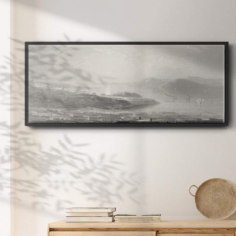 Golden Gate- Framed Canvas, 8" H x 20" W