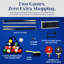 Table de billard 7 pieds avec plateau de tennis de table Hathaway Maverick II - avec accessoires pour les deux jeux - Ping-pong et table de billard combinés pour les familles - Finition noir mat, feutre bleu-87375385