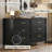 47.3" W 6-Drawer Wood Double Dresser-1711842058
