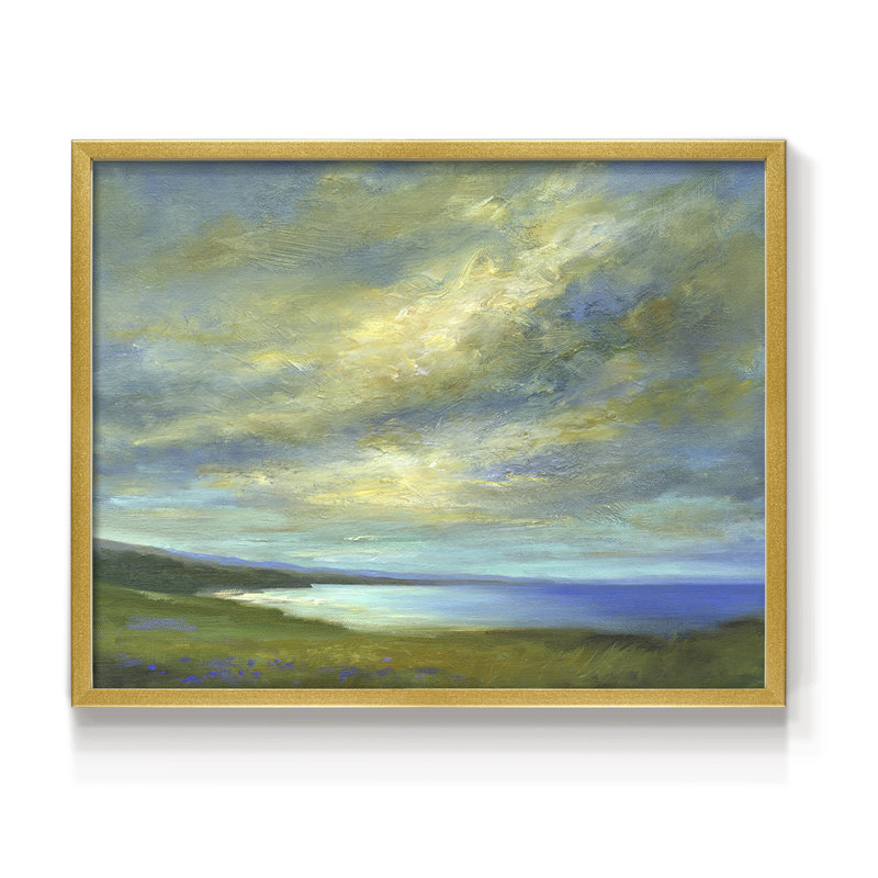 «Coastal Views I», reproduction encadrée
