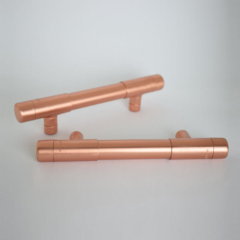 Copper Pull Handle - T-Shaped (Thick Bodied)