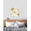 « gold fleur odeur v2 » par oliver gal, impression sur toile tendue-17913848