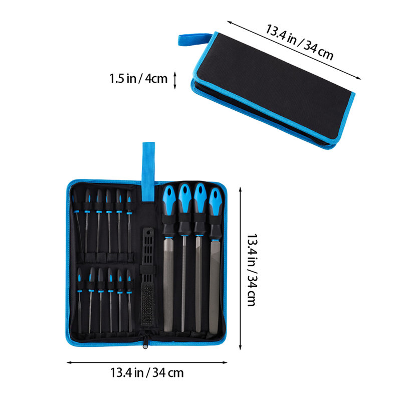 17 Pcs Metal File Set