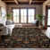 Premium Machine Washable Dahl AMF1085 Floral Rug