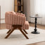 Chaise d'appoint rembourrée de style Mid-Century avec pieds en bois massif-714492436