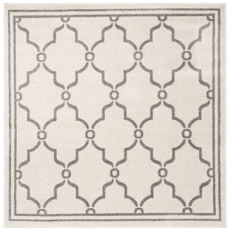 Amherst Performance Geometric Rug, Square 5'
