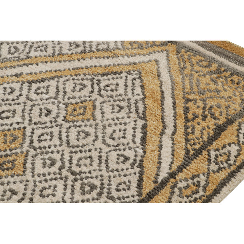 Moroccan Hand Knotted Area Rug, Rectangle 8' x 10'