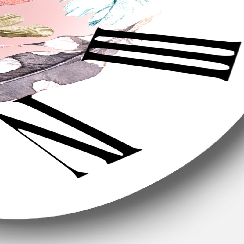 Horloge murale bohème et éclectique, Moyenne