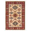 Tapis rectangulaire en laine New Age Anina 3 pi 3 po x 4 pi 9 po Anina