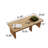 Mid Century Modern Wood Coffee Table For Livingroom, Free Adjustable Side Table, 2 Pieces-1742002733