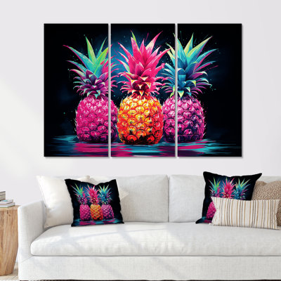 Ensemble de salon Neon Pinapple Nectar IV - Pineapples