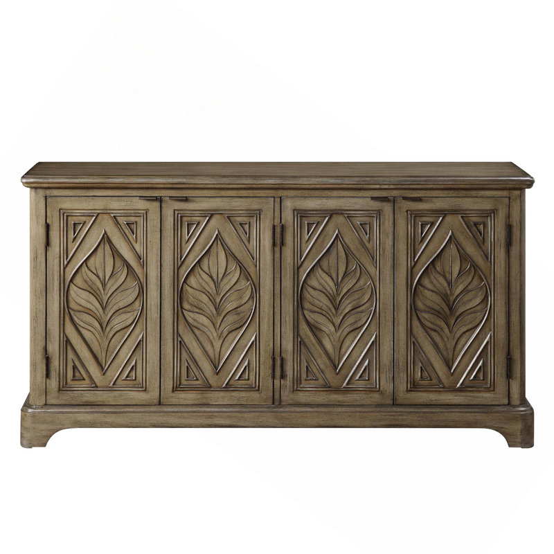 Console rectangulaire en chêne Ashwanth