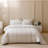 Comforter Set Geometric Bedding Set 3 Pieces Strips Grid Comforter Set-119687716-115712543