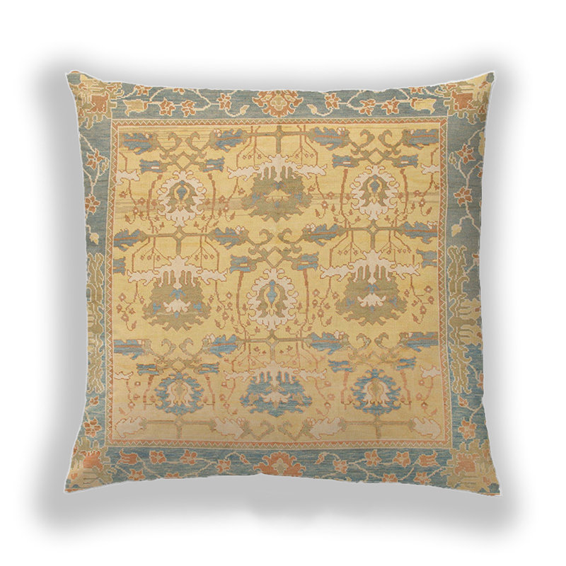 Coussin décoratif abstrait 1215, Microsuède