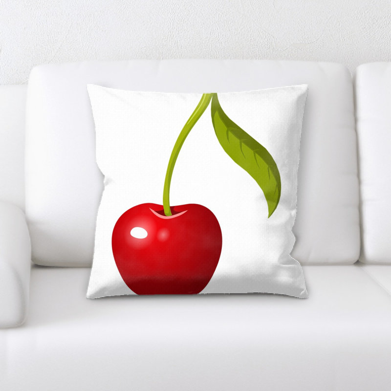 Coussin en cerise