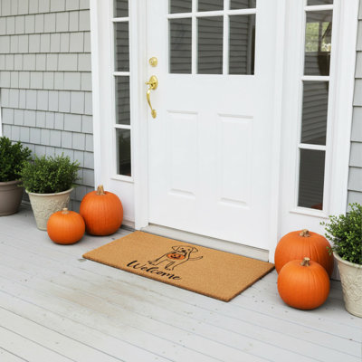 Bradburn Non-Slip Animal Print Halloween Doormat
