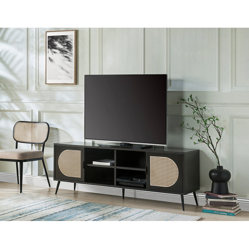Meuble télé transitionnel, accent décoratif