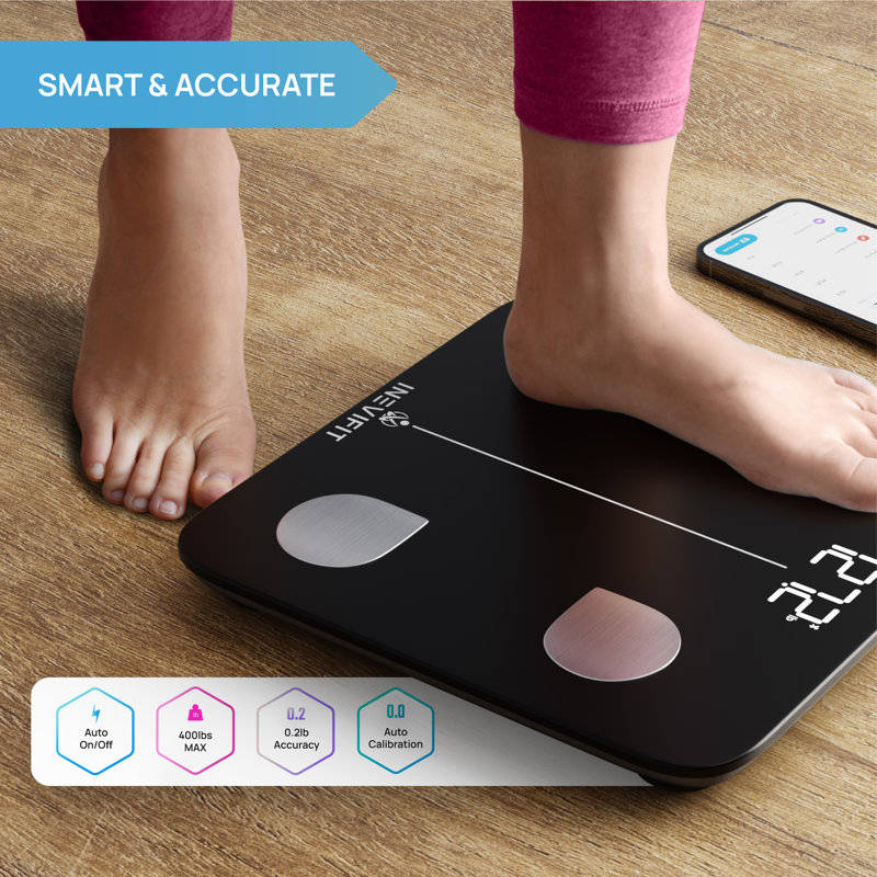 INEVIFIT Smart Digital Body Analysis Scale, Black