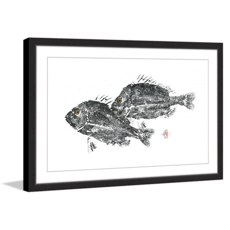 «Snap Snap», reproduction d'art encadrée, H 12 po x l 18 po x P 1,5 po