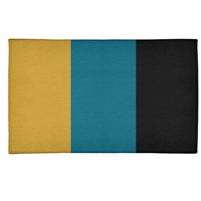 Tapis en poly à rayures de football jacksonville retour