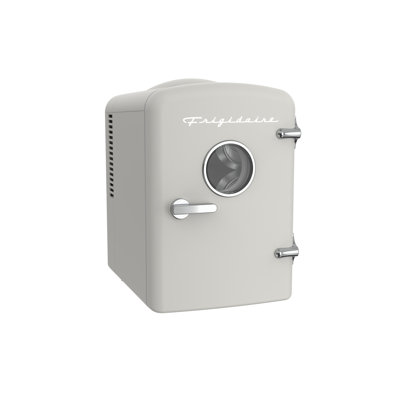 Frigidaire 4L Mini Fridge Cooler, Holds up to 6 Cans, Portable Thermoelectric Skincare & Beverage Cooler for Car, Office, Bedroom, Dorm Room, Moonbeam | Fridge.com