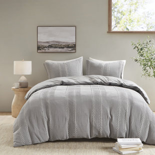 Allura Modern & Contemporary Cotton Twill Floral Comforter Set