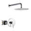 Système de douche complet rond à fonctions simples avec valve brute-60135011