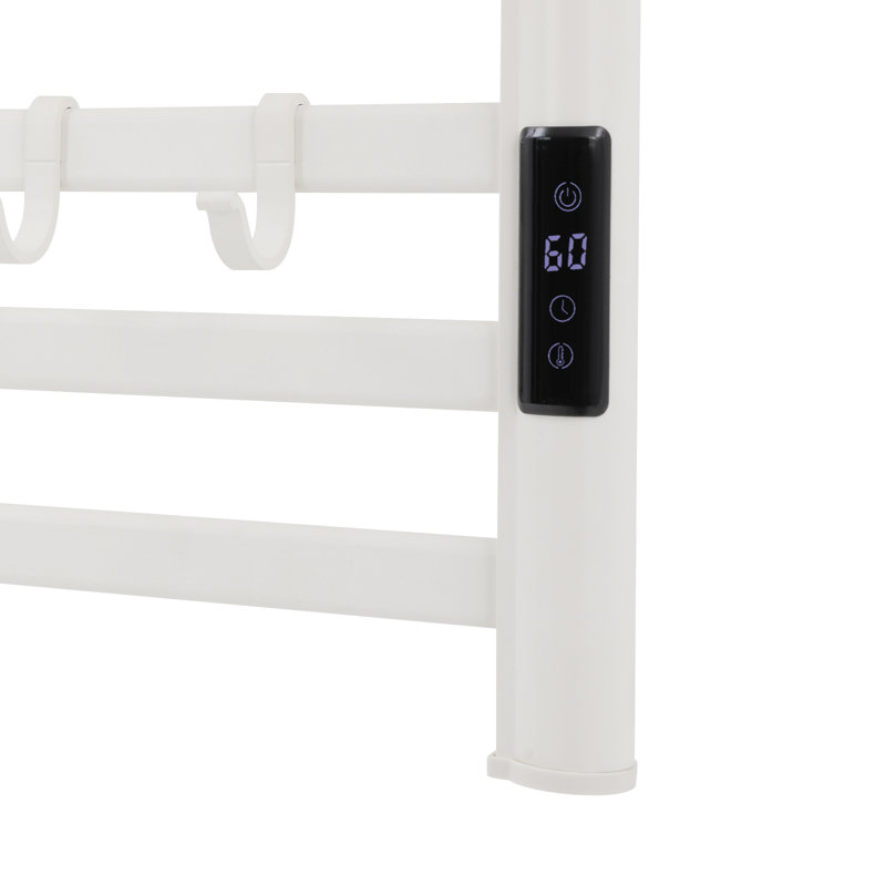 Porte-serviettes chauffant, chauffe-serviettes électrique, chauffe-serviettes électrique, Blanc