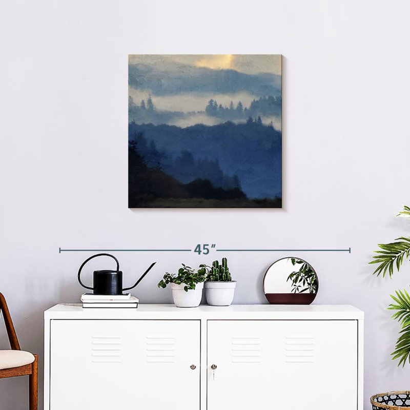 Mountain Range, 24" H x 24" W