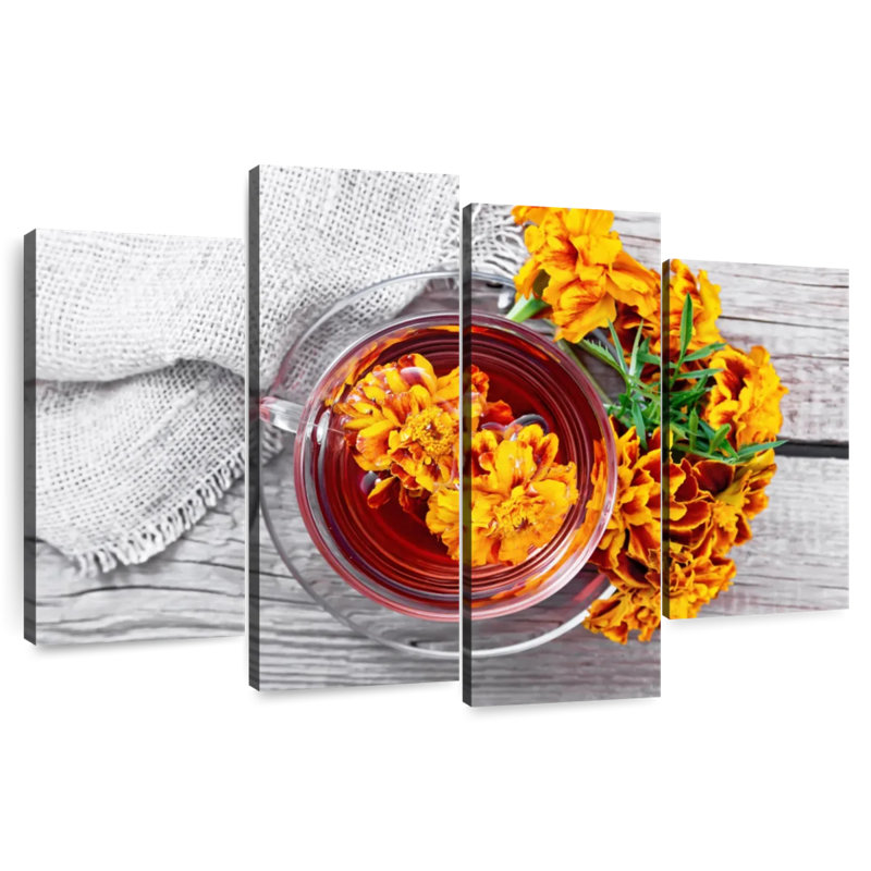 Infusion de thé Harnek Marigold, H 22 po x l 36 po