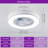 Blodgett 20" 5-Blade Modern LED Smart Bladeless Ceiling Fan with Remote Control and Light Kit for Medium Rooms-1656670379