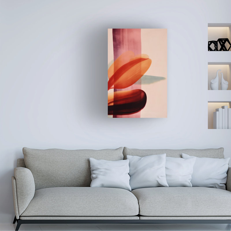 Art sur toile "Bolologic Impressions No 4", H 19 po x l 12 po