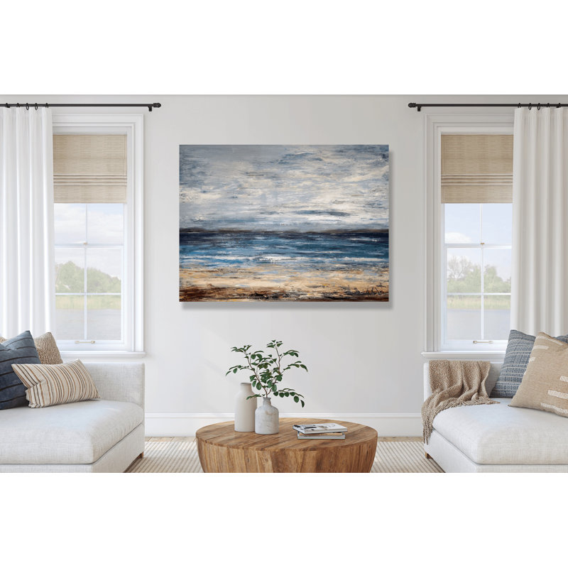 Gray Skies - Artist Enhanced Canvas Print, 20" H x 24" W x 1" D, Unframed