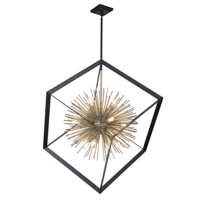 Lustre spoutnik à 12 lumières Neuber