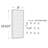 Pegboard Wall Panel Storage Solution, Size: 20.625"x 8"