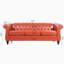 Canapé de salon rembourré Chesterfield-129765822