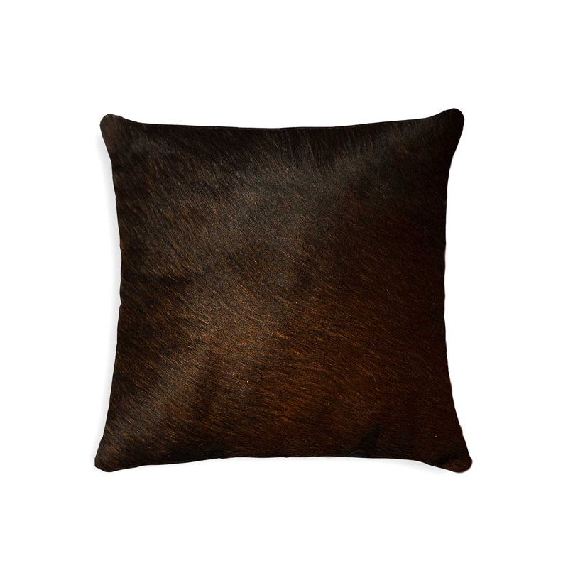 Throw Pillow, Chocolate, 18" H x 18" W