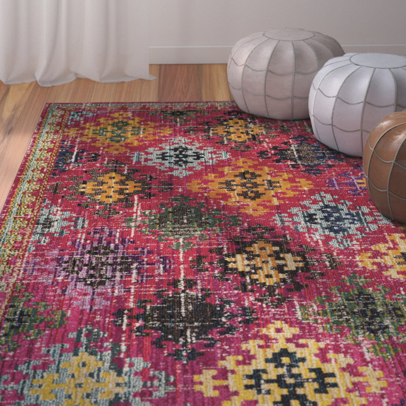 Isabea Performance Oriental Rug, Rectangle 5'1" x 7'7"