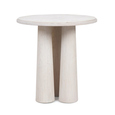 Table de bout Bantry - blanc délavé