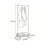 Modern Stainless Steel Hall Tree