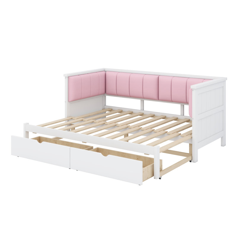 Space-Saving Daybed Featuring Hidden Storage and Comfortable Upholstered Support
