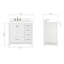 Ensemble de meuble-lavabo simple 37 po Cambridge-2123806167-2072833699