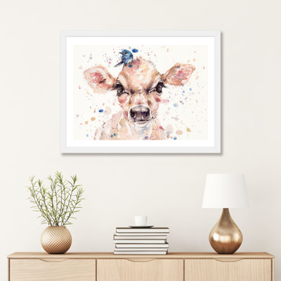 «Little Calf» par Sillier Than Sally - reproduction d'art