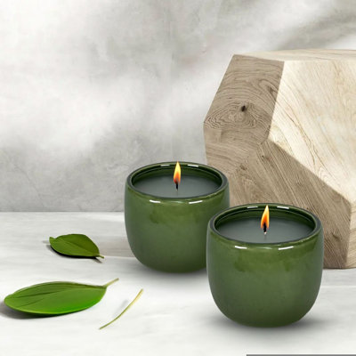 Scented Unscented Flameless Jar Candle